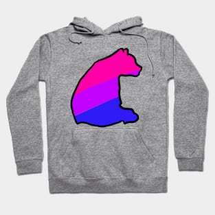 Bisexual Pride Bear Hoodie